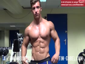 Sweaty Young Muscle (Tim Gabel)