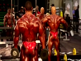 2014 Mr Olympia Pumproom - Part 2 Open Division