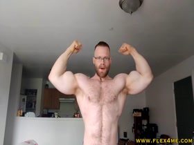 EXCLUSIVE: Massive Arms flexing hard and showing off