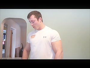 Zach Zeiler Rips Shirts And Flexes His Amazing Muscles For You