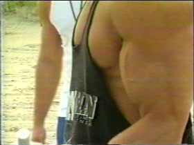 Greg Grove on the beach