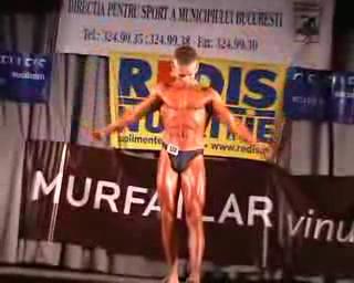 Posing during Competition