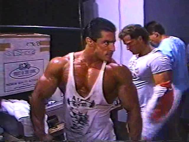 Franco Santoriello backstage pump room