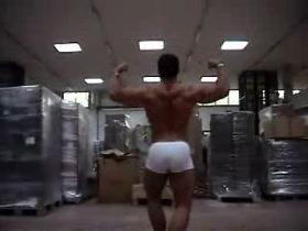 Carlo Masi drinks his milk