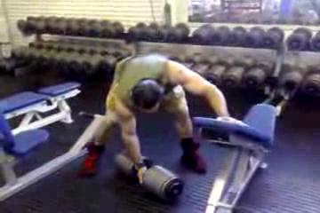 One Arm Rowing 222lb