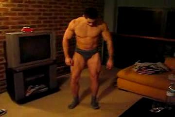 Young Uruguayan bodybuilder
