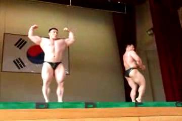 Off season Asian bodybuilders 