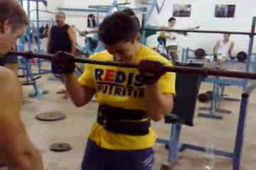 Biceps Curls and Posing