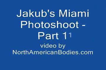 Jakub posing for photoshoot