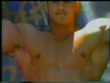 Bodybuilder Kisses Own Biceps