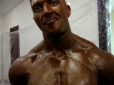 Russian Bodybuilder Interview Backstage