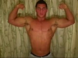 teen flexing