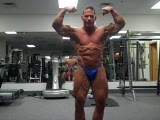 Gym posing routine