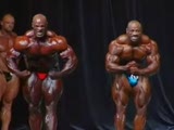 Grunting Bodybuilders Onstage