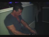 Bodybuilder tight shirt disco