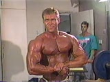 bodybuilder posing