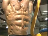 Brent Kutlesa trains abs
