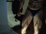 Ripped guy on webcam
