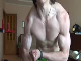 Flexing muscles HD