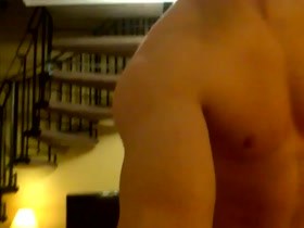 Teen bodybuilder Posing