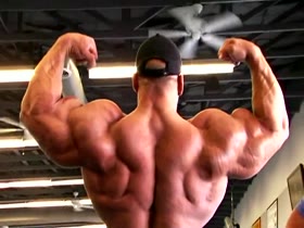 Monsters Mamdouh and Lionel Training and Posing