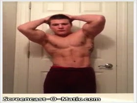Curlsfordays23 Muscle Teen Flexing 2