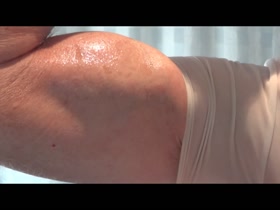 Flexing after a workout