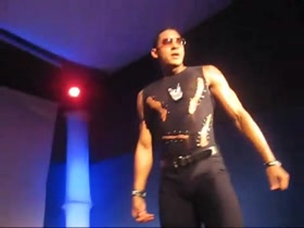 Male stripper "John El Pandillero"