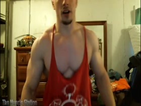 Tony in Gym Clothes Posing