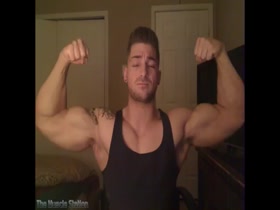 Antonio in Post Workout Posing