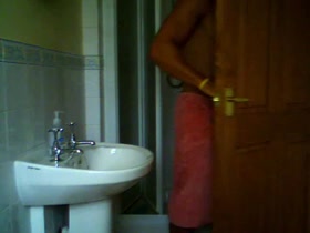 Adam Charlton shower and posing