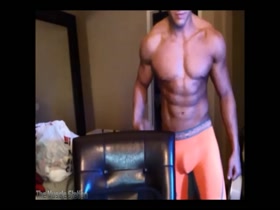 Scott in Underwear Show