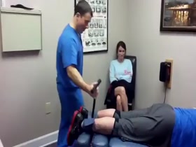 beefy guy got massage