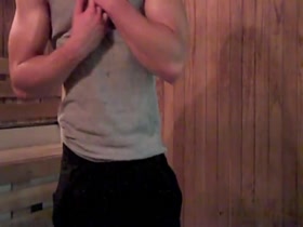 sauna flexing