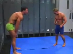 Two Hot Guys Wrestling