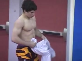 Young Wrestler got Abs