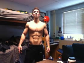 Hot 19yr Old Flexing