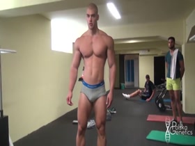 Mischa Janiec Posing and Flexing