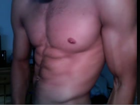 Sweaty Young Muscle JO