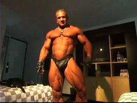 bodybuilder domination posing fantasy