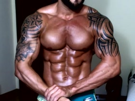 ripped abs
