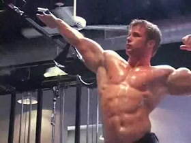 Mark Dalton in the gym and after