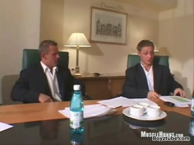 3 muscle guys in hot worship session