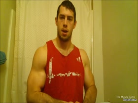 Cocky Str8 Hairy Muscle Pose & Flex