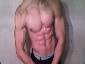 Amazing physique posing