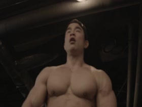 Hwang In Jae underwear posing