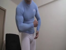 hunk in tight spandex