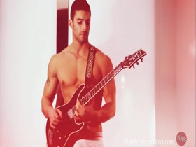 adam sexy guitar