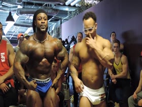 ALOT OF MUSCLE IN THAT ROOM !