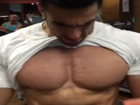 sexy pecs